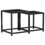 Coffee tables 2 units black MDF by vidaXL, Side tables - Ref: Foro24-331658, Price: 39,66 €, Discount: %