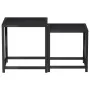 Coffee tables 2 units black MDF by vidaXL, Side tables - Ref: Foro24-331658, Price: 39,66 €, Discount: %