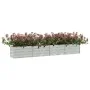 Blumenbeet aus silber verzinktem Stahl, 320 x 40 x 45 cm von vidaXL, Töpfe und Pflanzgefäße - Ref: Foro24-316893, Preis: 65,4...