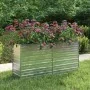 Arriate de acero galvanizado plateado 160x40x77 cm de vidaXL, Maceteros y jardineras - Ref: Foro24-316894, Precio: 59,21 €, D...