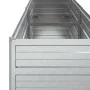 Arriate de acero galvanizado plateado 160x40x77 cm de vidaXL, Maceteros y jardineras - Ref: Foro24-316894, Precio: 59,21 €, D...