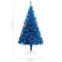 Árbol de Navidad artificial con soporte PVC azul 210 cm de vidaXL, Arboles de navidad - Ref: Foro24-321005, Precio: 52,78 €, ...