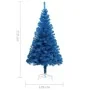 Artificial Christmas tree with blue PVC support 210 cm by vidaXL, Christmas trees - Ref: Foro24-321005, Price: 52,80 €, Disco...