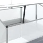 Blumenbeet mit silbernem Gewächshaus 100x100x85 cm von vidaXL, Töpfe und Pflanzgefäße - Ref: Foro24-316882, Preis: 100,21 €, ...