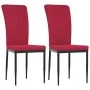 Dining chairs 2 units red velvet by vidaXL, dining chairs - Ref: Foro24-326098, Price: 91,98 €, Discount: %