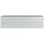 Silver galvanized steel flower bed 160x40x45 cm by vidaXL, Pots and planters - Ref: Foro24-316895, Price: 43,14 €, Discount: %