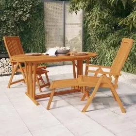 Massiver Eukalyptusholz-Gartentisch 160x85x75 cm von vidaXL, Gartentische - Ref: Foro24-316071, Preis: 144,27 €, Rabatt: %