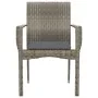 Garden chairs with cushions 4 units gray synthetic rattan by vidaXL, Garden chairs - Ref: Foro24-319884, Price: 226,21 €, Dis...