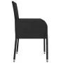 Gartenstühle mit Kissen 2 Stück synthetisches Rattan schwarz von vidaXL, Gartenstühle - Ref: Foro24-319885, Preis: 92,07 €, R...