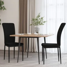 Esszimmerstühle 2 Einheiten aus schwarzem Samt von vidaXL, Essstühle - Ref: Foro24-326099, Preis: 96,33 €, Rabatt: %