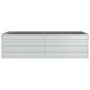 Galvanized silver steel flowerbed 160x80x45 cm by vidaXL, Pots and planters - Ref: Foro24-316884, Price: 48,32 €, Discount: %