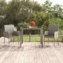 Gartenstühle mit Kissen 2 Einheiten graues synthetisches Rattan von vidaXL, Gartenstühle - Ref: Foro24-319886, Preis: 88,08 €...