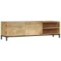 Mueble para TV madera maciza de mango 145x30x41 cm de vidaXL, Muebles TV - Ref: Foro24-247944, Precio: 276,12 €, Descuento: %