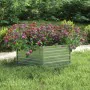 Blumenbeet aus silberverzinktem Stahl, 129 x 45 cm von vidaXL, Töpfe und Pflanzgefäße - Ref: Foro24-316881, Preis: 35,79 €, R...