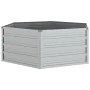 Blumenbeet aus silberverzinktem Stahl, 129 x 45 cm von vidaXL, Töpfe und Pflanzgefäße - Ref: Foro24-316881, Preis: 35,79 €, R...