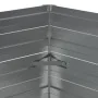 Blumenbeet aus silberverzinktem Stahl, 129 x 45 cm von vidaXL, Töpfe und Pflanzgefäße - Ref: Foro24-316881, Preis: 35,79 €, R...