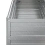 Blumenbeet aus silberverzinktem Stahl, 100 x 40 x 77 cm von vidaXL, Töpfe und Pflanzgefäße - Ref: Foro24-316896, Preis: 43,10...