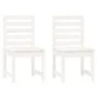 Garden chairs 2 pcs solid white pine wood 50x48x91.5 cm by vidaXL, Garden chairs - Ref: Foro24-824026, Price: 150,86 €, Disco...