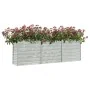 Arriate de acero galvanizado plateado 240x40x77 cm de vidaXL, Maceteros y jardineras - Ref: Foro24-316887, Precio: 73,73 €, D...
