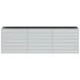 Arriate de acero galvanizado plateado 240x40x77 cm de vidaXL, Maceteros y jardineras - Ref: Foro24-316887, Precio: 73,73 €, D...