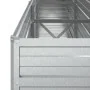 Arriate de acero galvanizado plateado 240x40x77 cm de vidaXL, Maceteros y jardineras - Ref: Foro24-316887, Precio: 73,73 €, D...