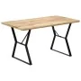 Solid mango wood dining table 140x80x76 cm by vidaXL, Kitchen and dining tables - Ref: Foro24-247947, Price: 250,34 €, Discou...
