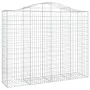Gabionenkörbe 13 Stück Bogenform Eisen 200x50x160/180 cm von vidaXL, Töpfe und Pflanzgefäße - Ref: Foro24-3145714, Preis: 1,0...