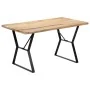 Solid mango wood dining table 140x80x76 cm by vidaXL, Kitchen and dining tables - Ref: Foro24-247947, Price: 250,34 €, Discou...