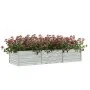 Blumenbeet aus silber verzinktem Stahl, 240 x 80 x 45 cm von vidaXL, Töpfe und Pflanzgefäße - Ref: Foro24-316888, Preis: 56,5...