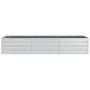 Blumenbeet aus silber verzinktem Stahl, 240 x 80 x 45 cm von vidaXL, Töpfe und Pflanzgefäße - Ref: Foro24-316888, Preis: 56,5...