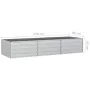 Blumenbeet aus silber verzinktem Stahl, 240 x 80 x 45 cm von vidaXL, Töpfe und Pflanzgefäße - Ref: Foro24-316888, Preis: 56,5...