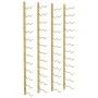 Wall-mounted wine rack for 24 bottles, 2 units, golden iron. by vidaXL, Wine racks - Ref: Foro24-340886, Price: 90,73 €, Disc...