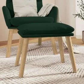 Dark green velvet footrest 45x29.5x35 cm by vidaXL, Ottomans - Ref: Foro24-341437, Price: 35,79 €, Discount: %