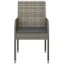 Garden chairs with cushions 4 units gray synthetic rattan by vidaXL, Garden chairs - Ref: Foro24-319888, Price: 206,70 €, Dis...