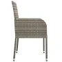 Garden chairs with cushions 4 units gray synthetic rattan by vidaXL, Garden chairs - Ref: Foro24-319888, Price: 206,70 €, Dis...