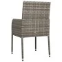 Garden chairs with cushions 4 units gray synthetic rattan by vidaXL, Garden chairs - Ref: Foro24-319888, Price: 206,70 €, Dis...