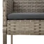 Garden chairs with cushions 4 units gray synthetic rattan by vidaXL, Garden chairs - Ref: Foro24-319888, Price: 206,70 €, Dis...