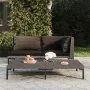 Semicircular garden sofa and synthetic rattan cushions by vidaXL, Modular outdoor sofas - Ref: Foro24-318601, Price: 94,37 €,...