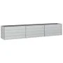 Arriate de acero galvanizado plateado 240x40x45 cm de vidaXL, Maceteros y jardineras - Ref: Foro24-316889, Precio: 51,97 €, D...