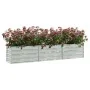 Arriate de acero galvanizado plateado 240x40x45 cm de vidaXL, Maceteros y jardineras - Ref: Foro24-316889, Precio: 51,97 €, D...