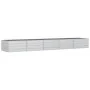 Galvanized silver steel flowerbed 400x80x45 cm by vidaXL, Pots and planters - Ref: Foro24-316899, Price: 79,24 €, Discount: %