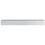 Verzinkter Stahl-Pflanzkübel Silber 400x80x45 cm von vidaXL, Töpfe und Pflanzgefäße - Ref: Foro24-316899, Preis: 77,60 €, Rab...