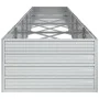 Verzinkter Stahl-Pflanzkübel Silber 400x80x45 cm von vidaXL, Töpfe und Pflanzgefäße - Ref: Foro24-316899, Preis: 77,60 €, Rab...