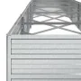 Galvanized silver steel flowerbed 400x80x45 cm by vidaXL, Pots and planters - Ref: Foro24-316899, Price: 79,24 €, Discount: %