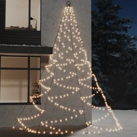 Wall tree with metal hook 720 warm white LEDs 5 m by vidaXL, Hoses and string lights - Ref: Foro24-328644, Price: 35,54 €, Di...