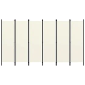 Trennwand mit 6 Paneelen weiß 300x180 cm von vidaXL, Raumteiler - Ref: Foro24-320727, Preis: 41,16 €, Rabatt: %