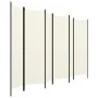 Trennwand mit 6 Paneelen weiß 300x180 cm von vidaXL, Raumteiler - Ref: Foro24-320727, Preis: 41,16 €, Rabatt: %