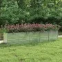 Silver galvanized steel flower bed 400x80x77 cm by vidaXL, Pots and planters - Ref: Foro24-316900, Price: 119,68 €, Discount: %
