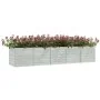 Arriate de acero galvanizado plateado 400x80x77 cm de vidaXL, Maceteros y jardineras - Ref: Foro24-316900, Precio: 112,98 €, ...