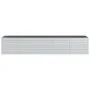 Arriate de acero galvanizado plateado 400x80x77 cm de vidaXL, Maceteros y jardineras - Ref: Foro24-316900, Precio: 112,98 €, ...